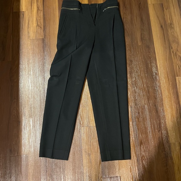 $178 NWT BCBG MAXAZRIA BREENA PLEATED-FRONT TROUSER PANTS S - Picture 2 of 3